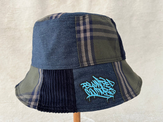 mixie hat #7 fully reversible bucket hat