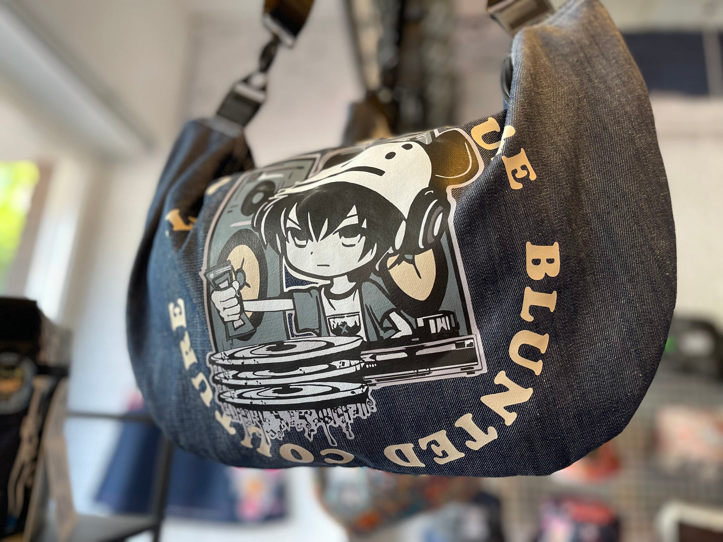 blunted couture fully lined slouch bag cash money dj