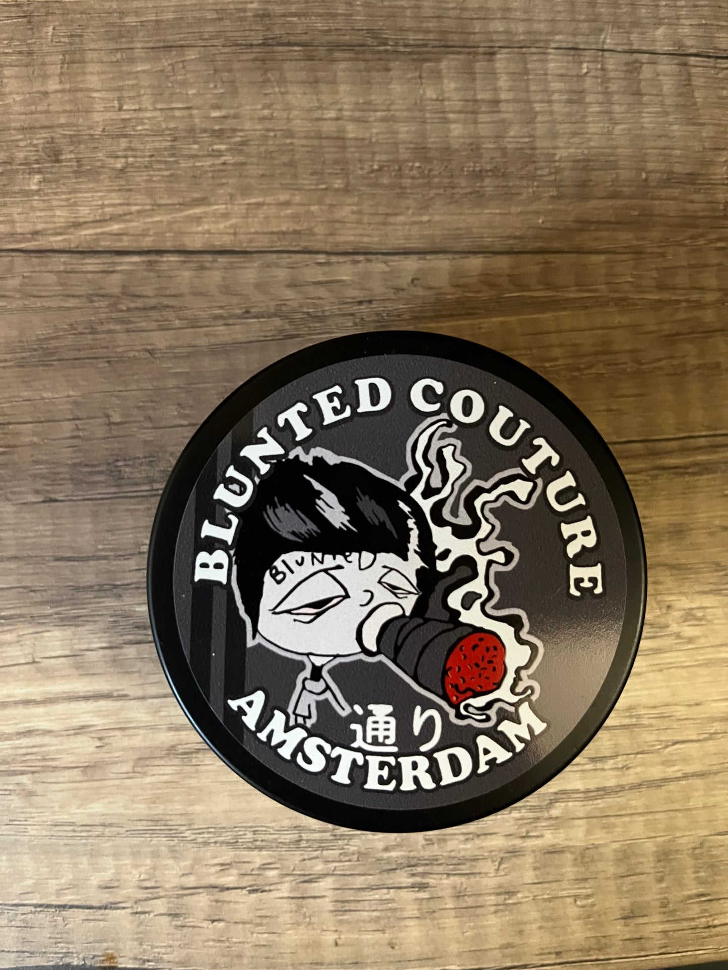 Amsterdam smokey round blunted couture tin