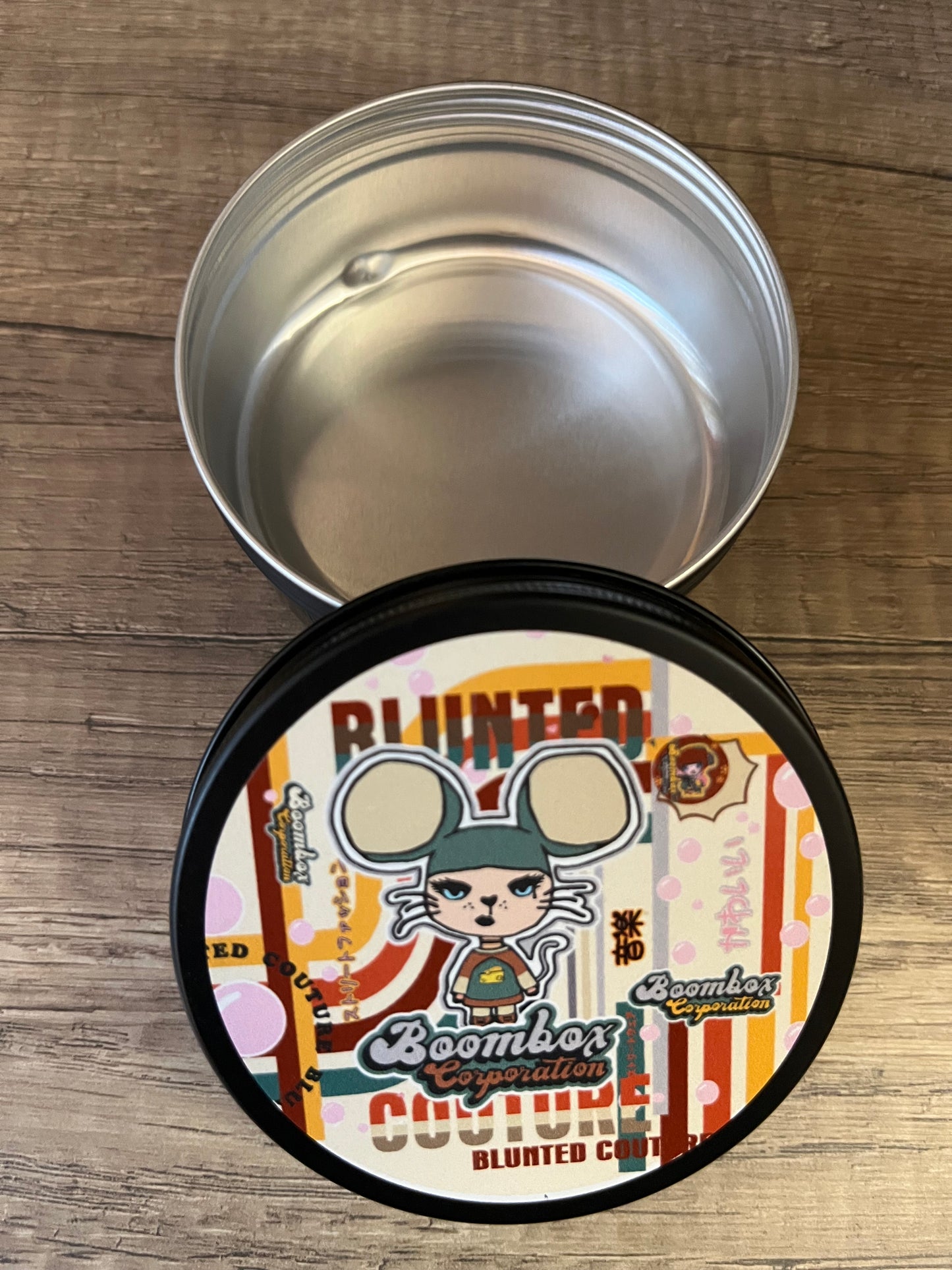 retro maisie round blunted couture tin