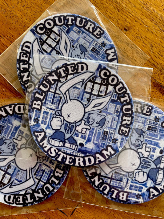 coasters set of delft blue amsterdam big ups bunny