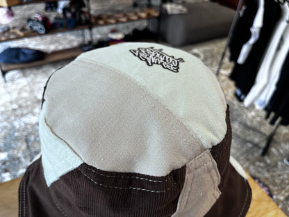 reversible earthy camo bucket hat