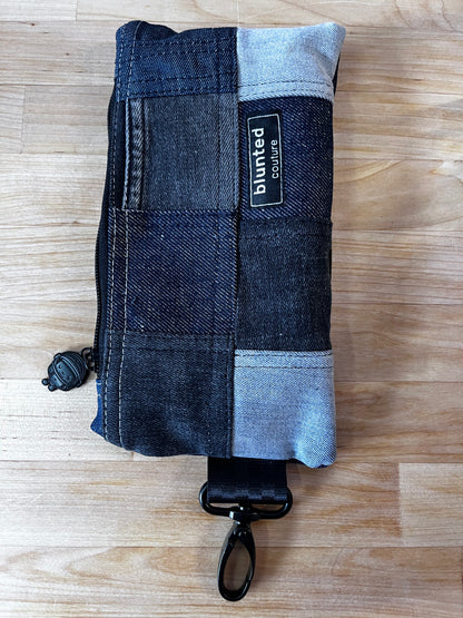 pochette recycled denim