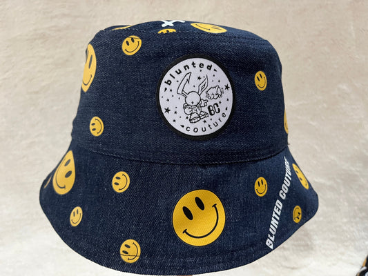 smiley bucket hat