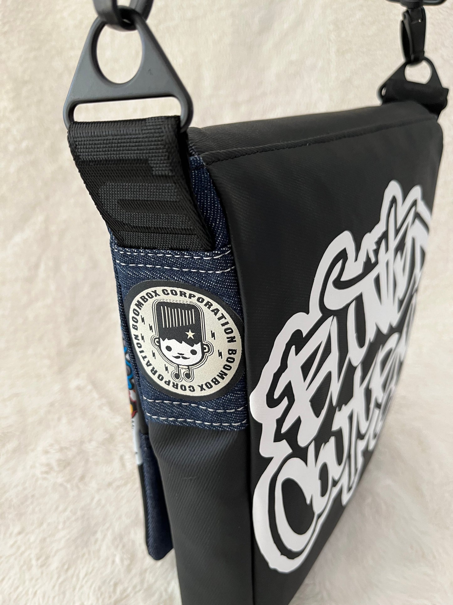Music notes group one off medium couture bag