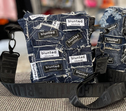 blunted couture labels bag, one off