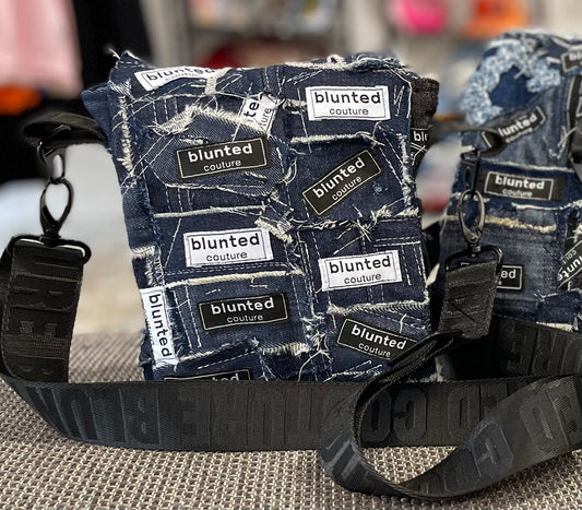 blunted couture labels bag, one off
