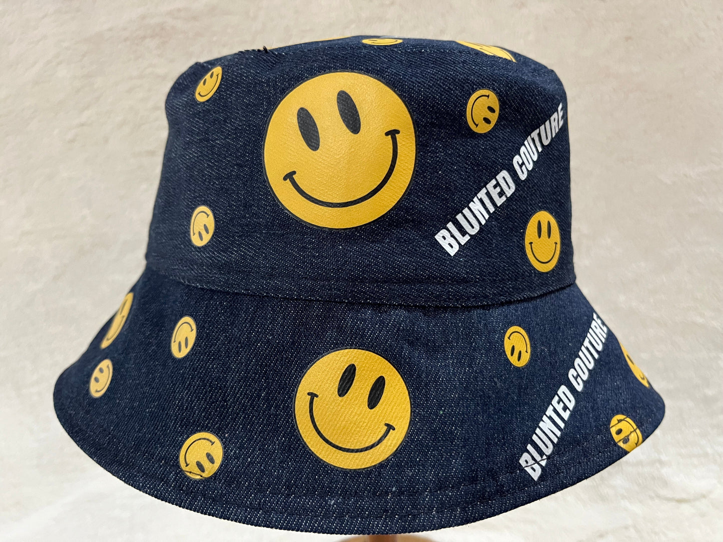 smiley bucket hat