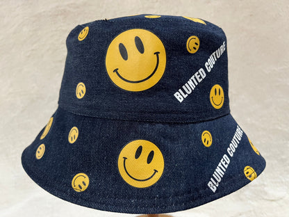 smiley bucket hat