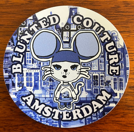 Amsterdam outdoor sticker maisie delft blue