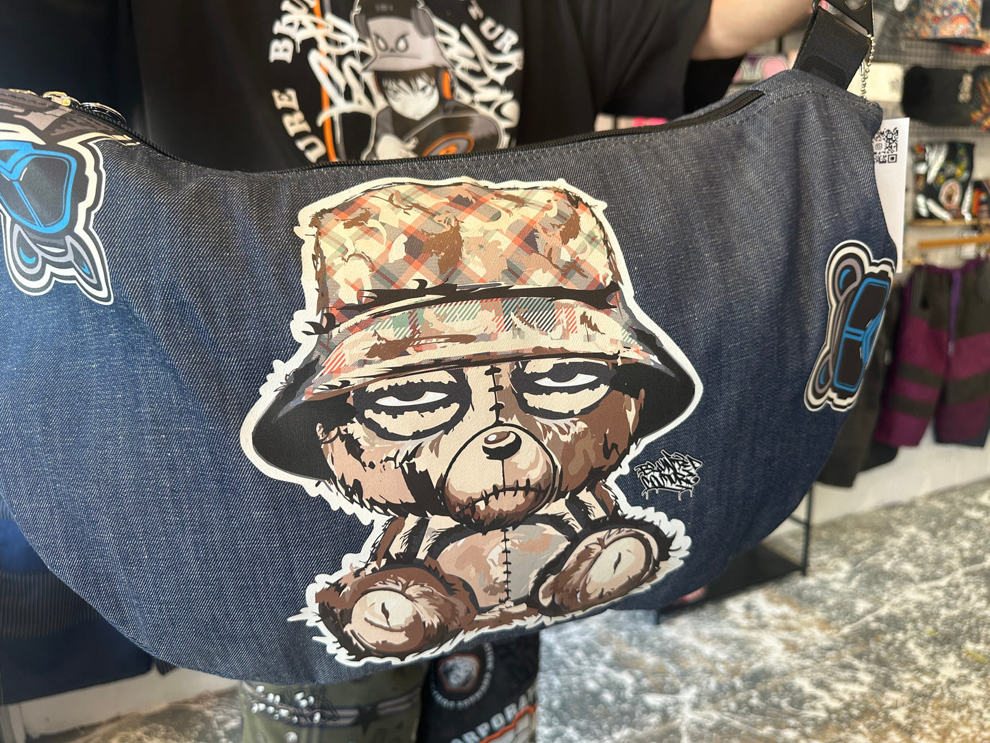 blunted couture fully lined slouch bag blazie