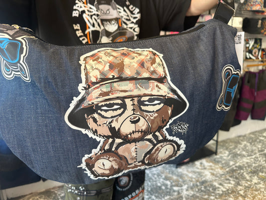 blunted couture fully lined slouch bag blazie