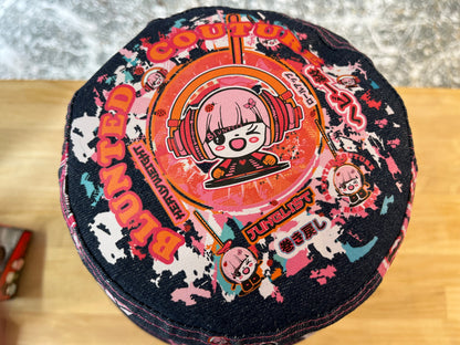 reversible rose raver bucket hat / short brim