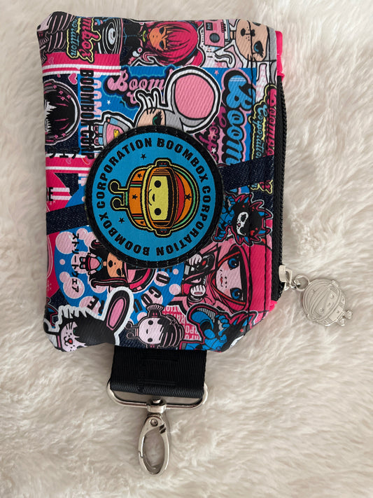 mini USB stash bag – pink ninja group