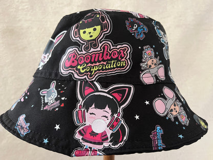 rave girls reversible bucket hat