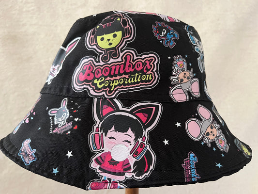 rave girls reversible bucket hat