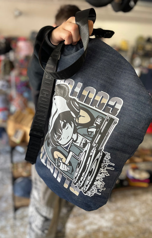 blunted couture fully lined slouch bag cash money dj