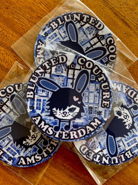 coasters set of delft blue amsterdam mini meow