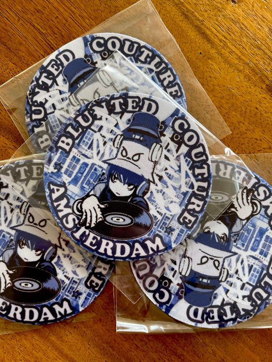 coasters set of delft blue amsterdam hats dj