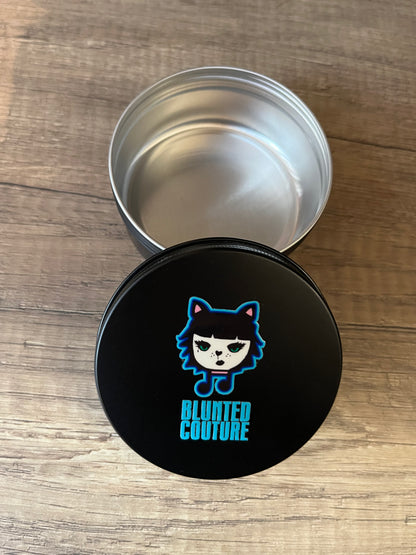 round blunted couture tin maisie meow