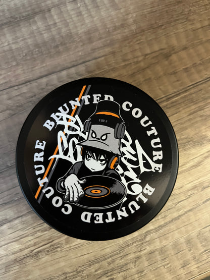 round blunted couture tin hats dj