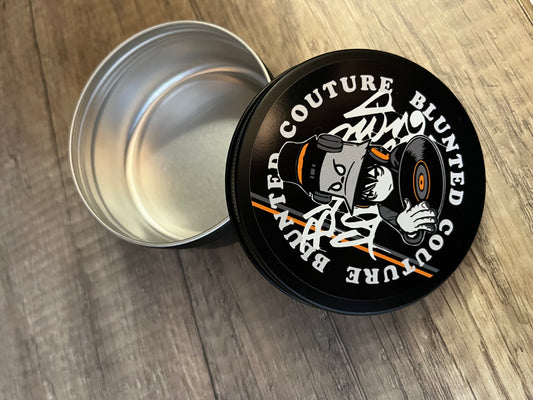 round blunted couture tin hats dj