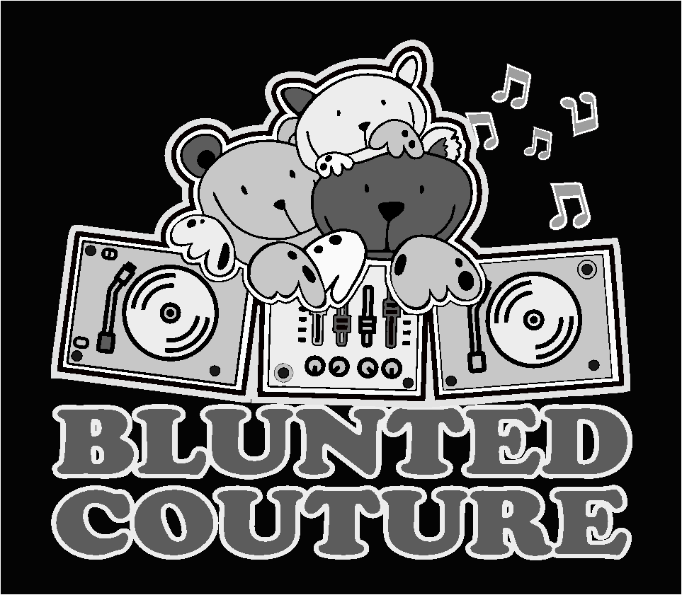 blunted dj bears tshirt
