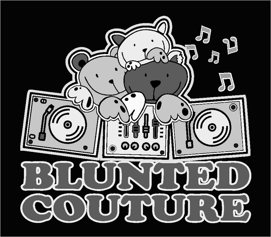 blunted dj bears tshirt