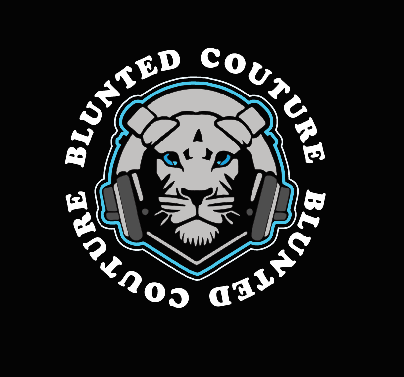 blunted couture lion blue