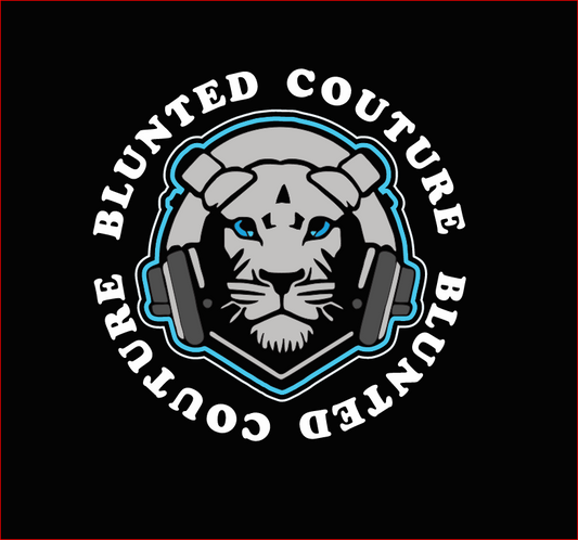 blunted couture lion blue