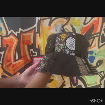reversible scraps bucket hat 60cm