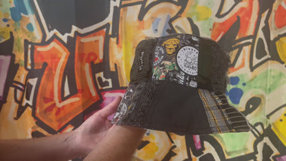 reversible scraps bucket hat 60cm