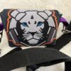 Boombox lion one off mini couture bag